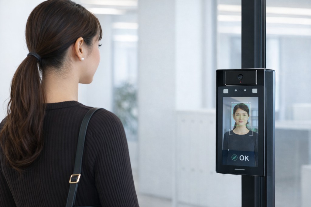 顔認証によるオフィスチェック